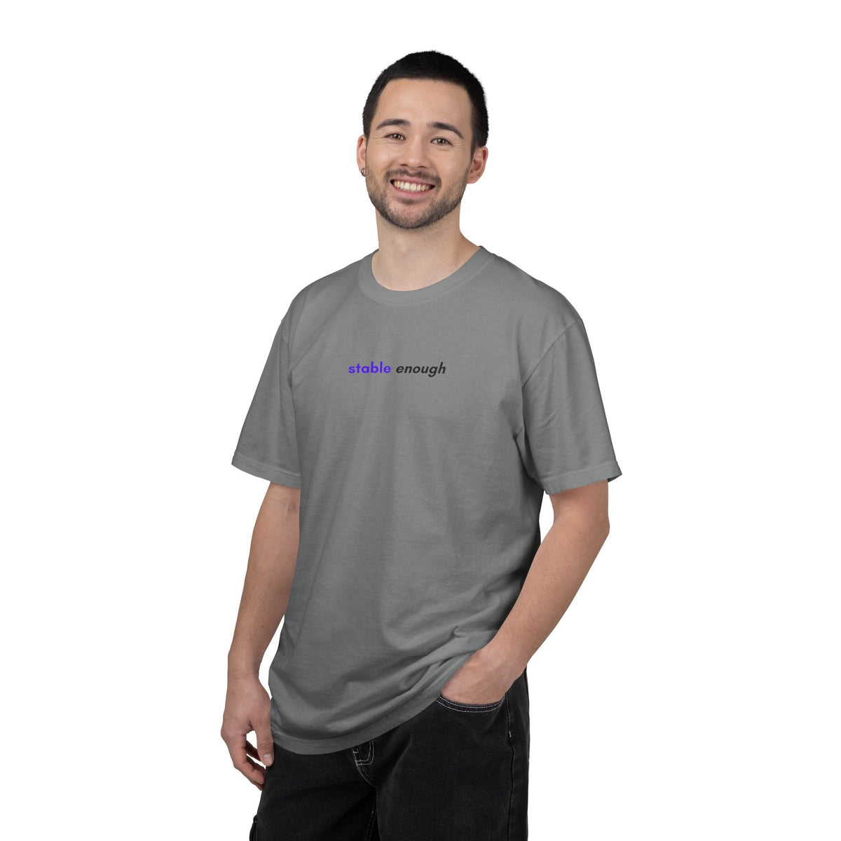 Stable Enough Epilepsy Awareness T-Shirt | Minimal Awareness Tee - Clothing, Unisex, T-Shirts - EpiAl's Shop