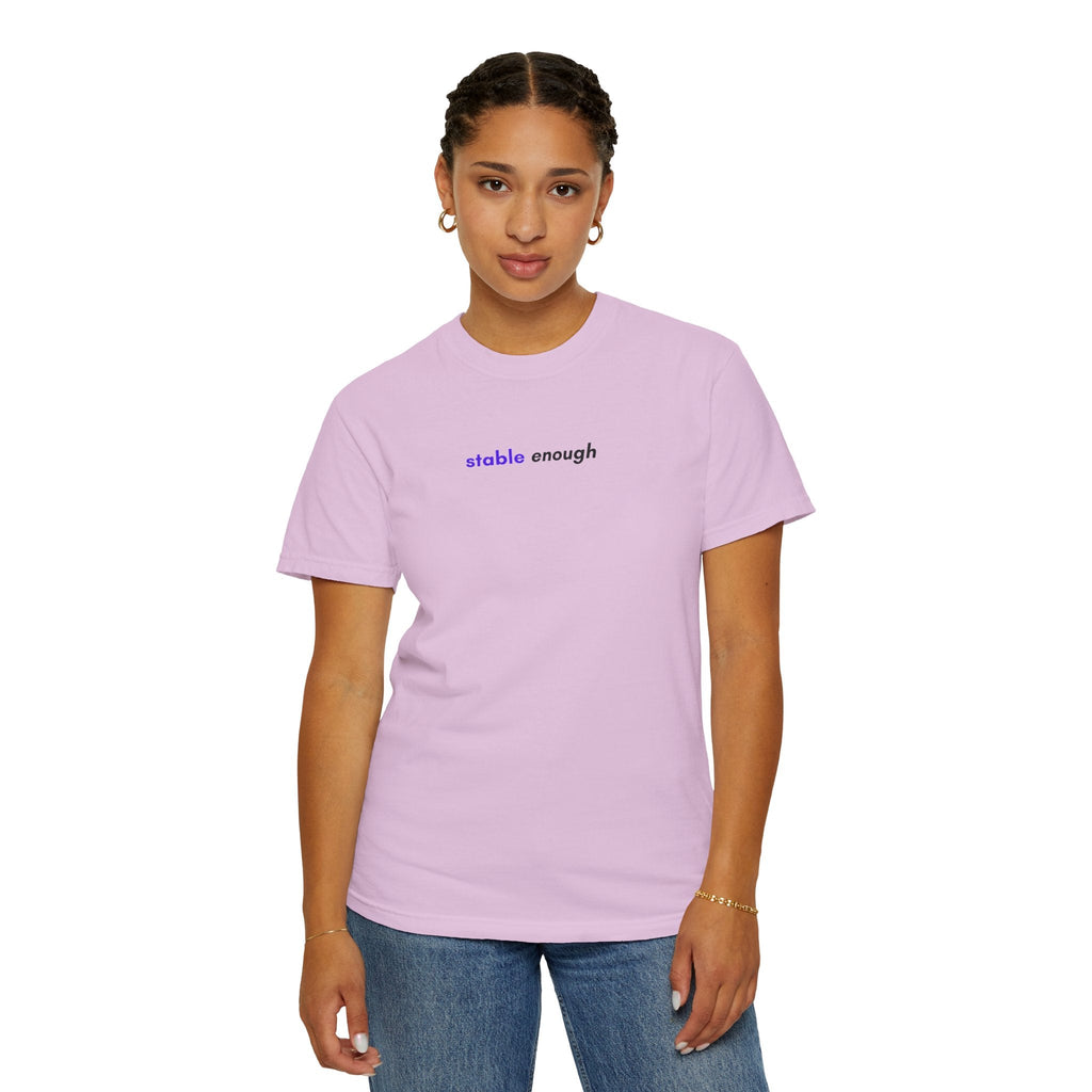 Stable Enough Epilepsy Awareness T-Shirt | Minimal Awareness Tee - Clothing, Unisex, T-Shirts - EpiAl's Shop