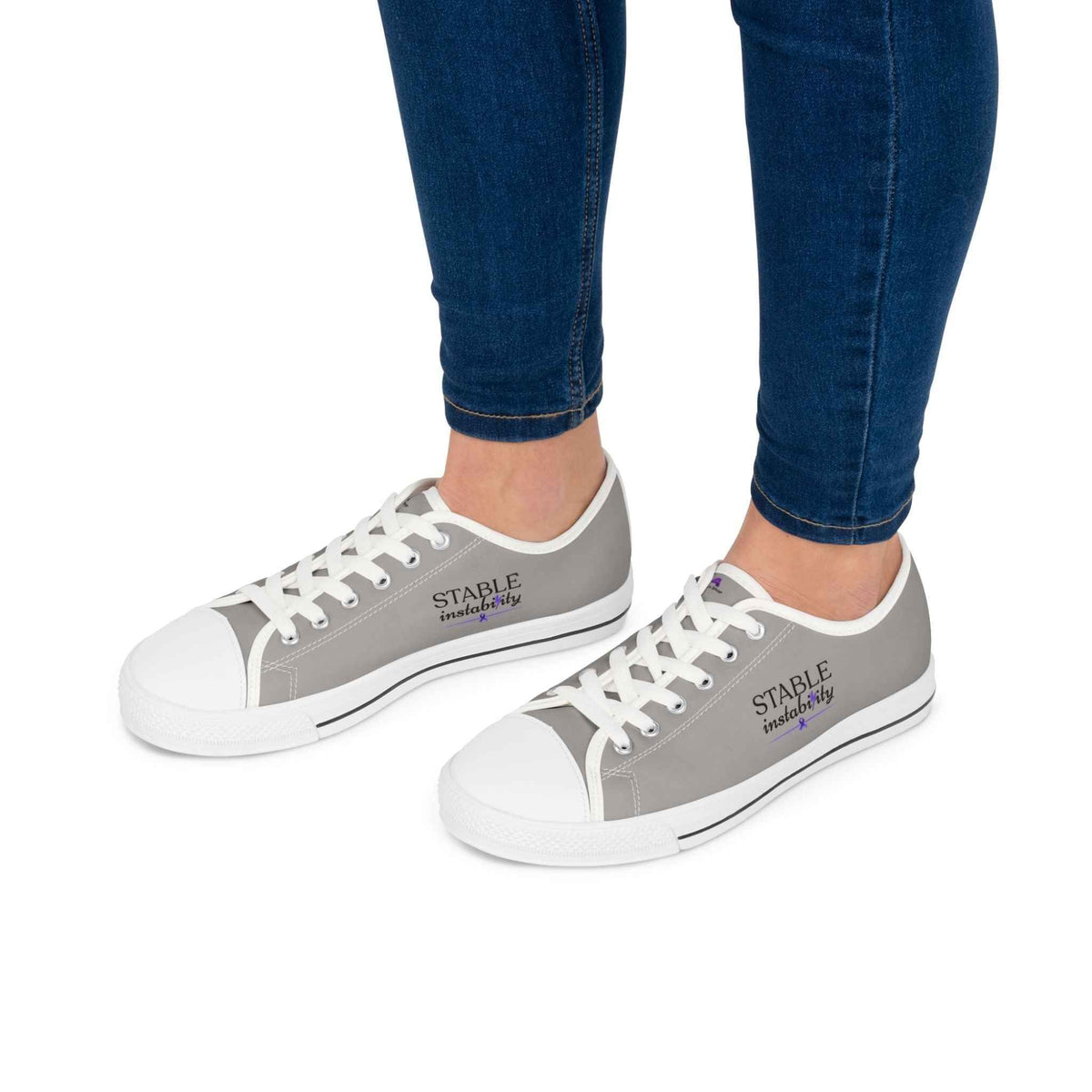 Stable Instability Canvas Sneakers – Epilepsy Awareness Low-Top Shoes - Shoes, Sneakers - EpiAl's Shop