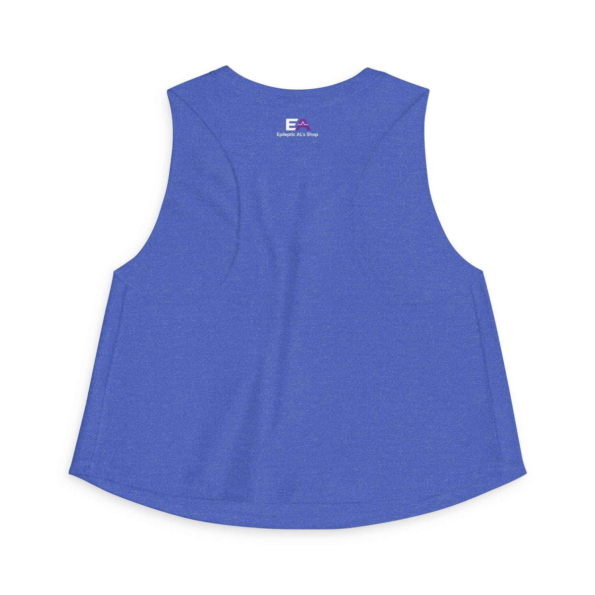 Stable Instability Epilepsy Awareness Crop Tank – Purple Ribbon Minimalist Crop Top - Clothing, Women, T-Shirts, Cropped - EpiAl's Shop