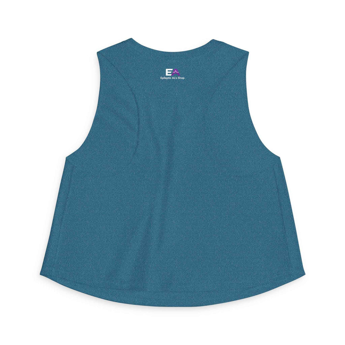 Stable Instability Epilepsy Awareness Crop Tank – Purple Ribbon Minimalist Crop Top - Clothing, Women, T-Shirts, Cropped - EpiAl's Shop