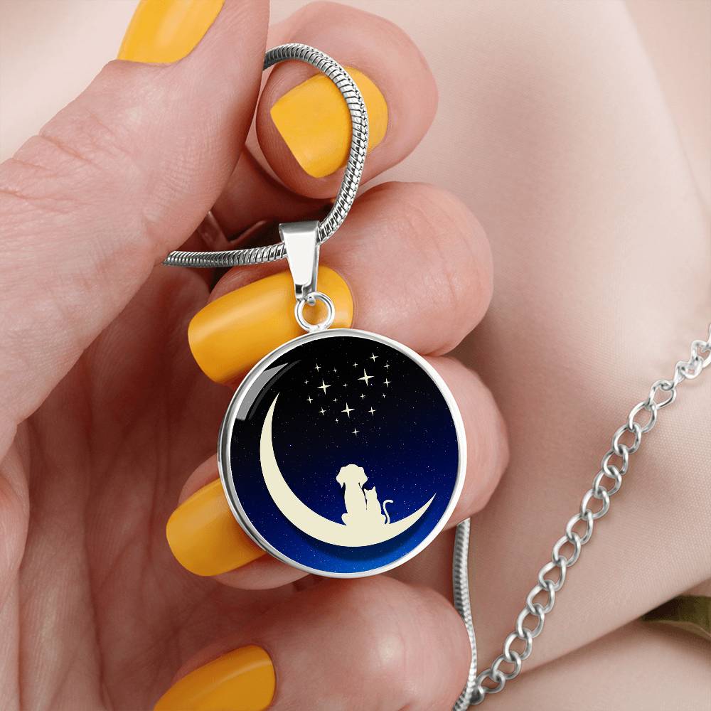 Starry Starry Night Pet Lovers Necklace - Jewelry - Epileptic Al’s Shop