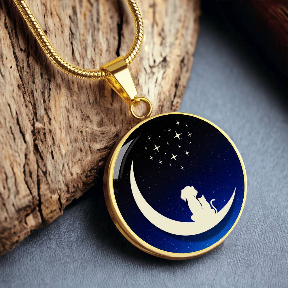Starry Starry Night Pet Lovers Necklace - Jewelry - Epileptic Al’s Shop