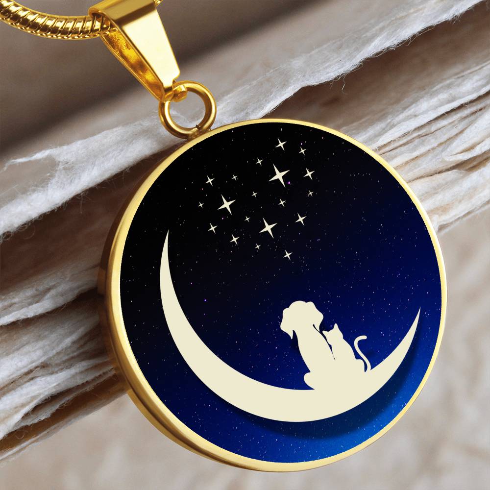 Starry Starry Night Pet Lovers Necklace - Jewelry - Epileptic Al’s Shop