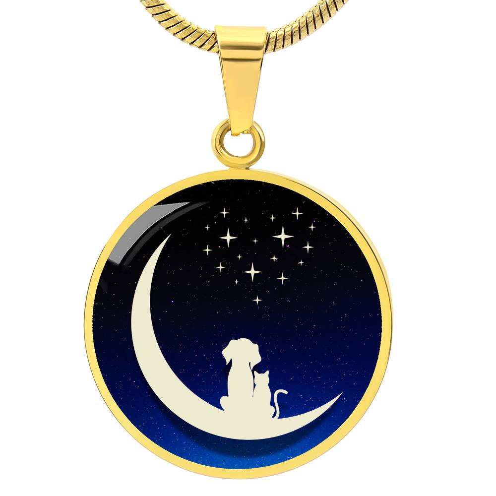 Starry Starry Night Pet Lovers Necklace - Jewelry - Epileptic Al’s Shop