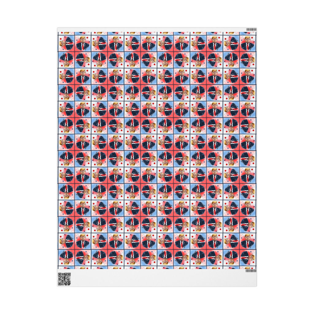 Stars & Trump Wrapping Paper, All Purpose - Paper Products, Gift Wrapping Paper - EpiAl's Shop