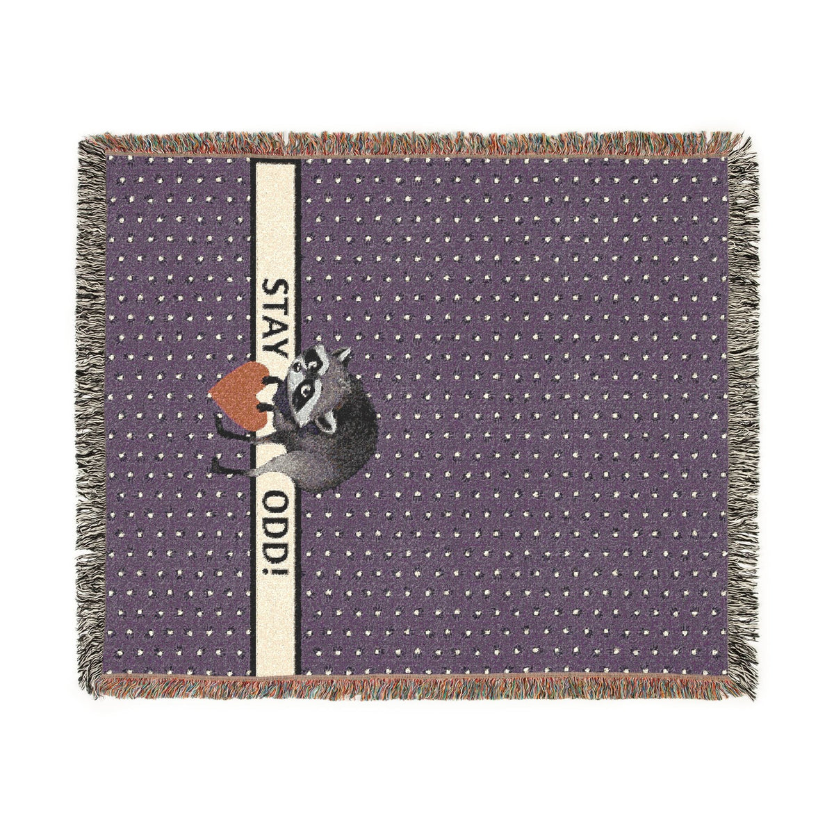 Stay Odd Jimothy Woven Cotton Blanket - Decor, Blankets, Throw - EpiAl's Shop