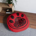 Stay Paw - sitive Round Tufted Floor Pillow for Pet Lovers - Decor, Home, Pillows - EpiAl's Shop
