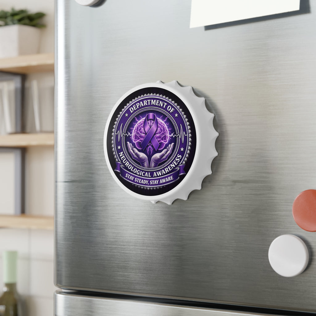Stay Steady Neurological Awareness Magnetic Bottle Opener - Magnets, Indoor & Outdoor - EpiAl's Shop
