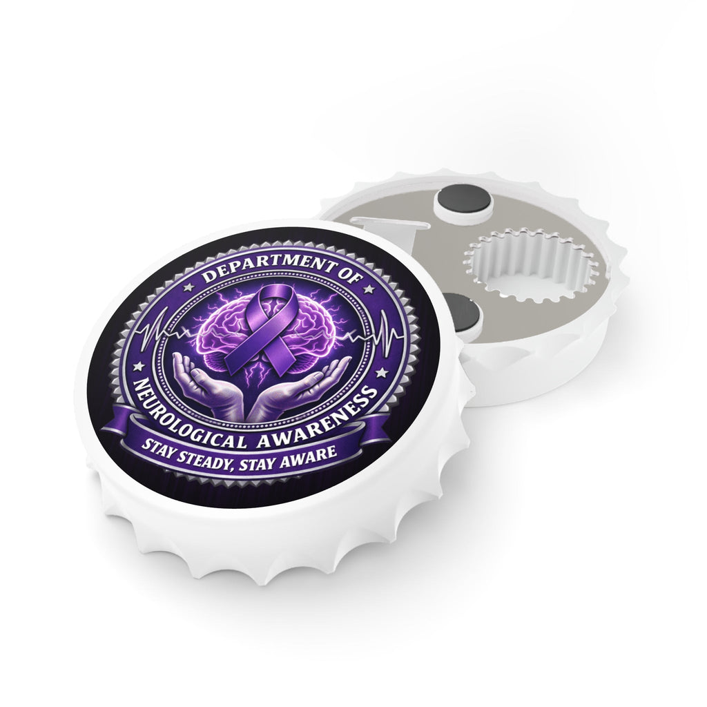 Stay Steady Neurological Awareness Magnetic Bottle Opener - Magnets, Indoor & Outdoor - EpiAl's Shop