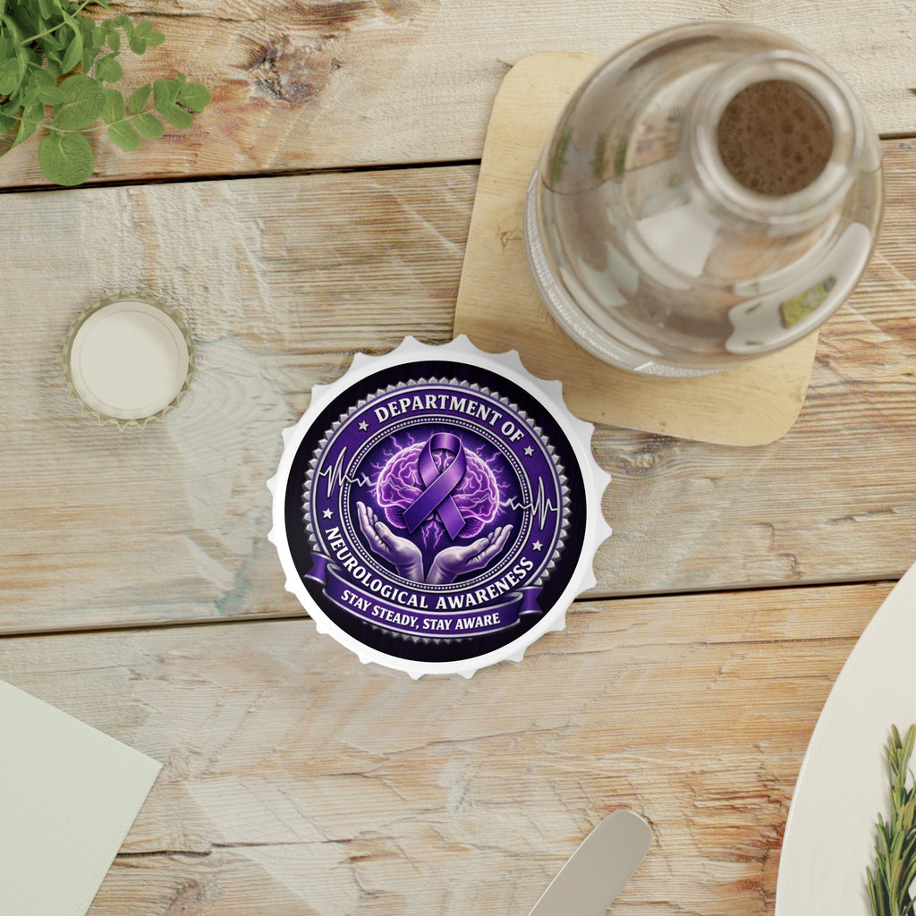 Stay Steady Neurological Awareness Magnetic Bottle Opener - Magnets, Indoor & Outdoor - EpiAl's Shop