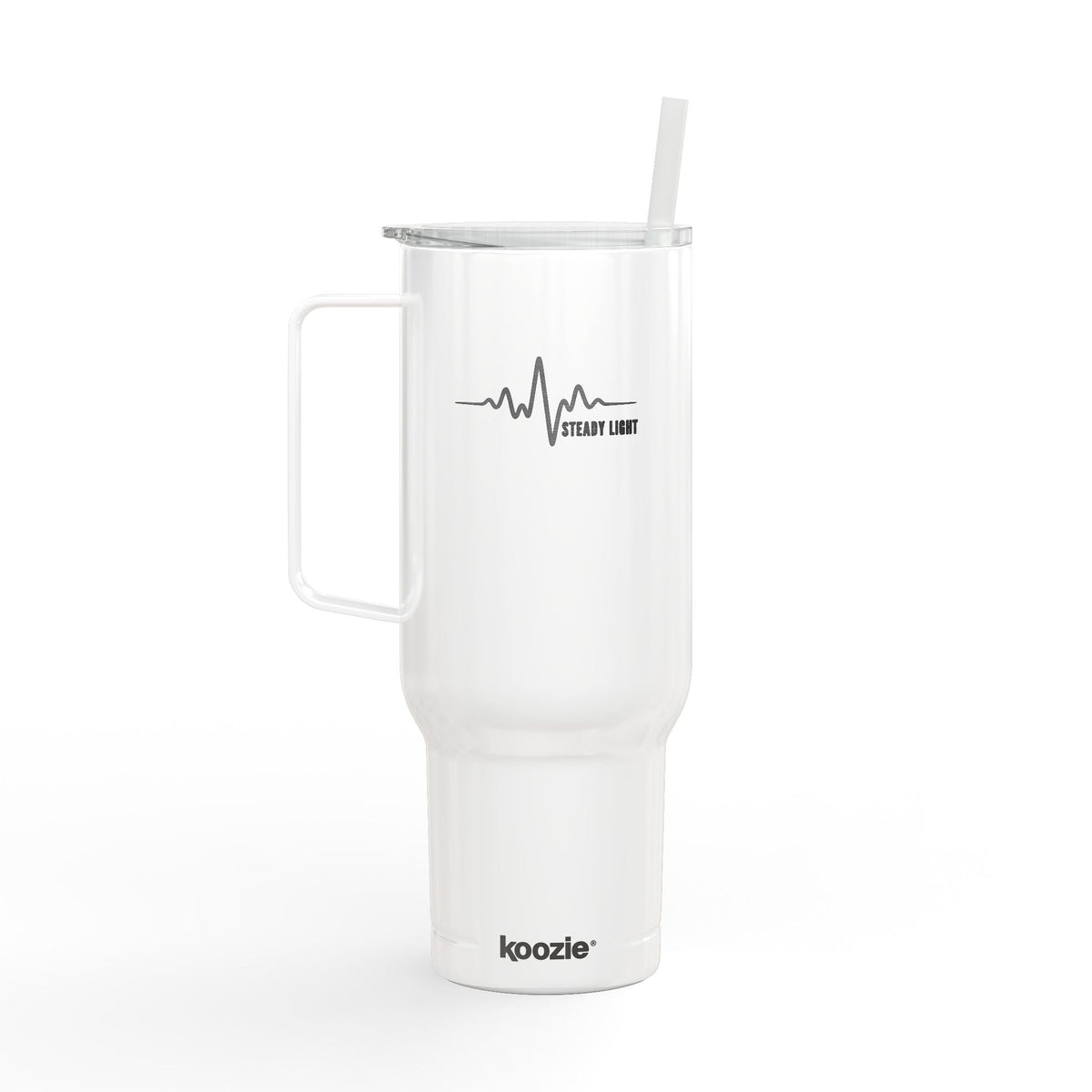 Steady Light 40oz Insulated Tumbler – Engraved Travel Mug with Handle - Drinkware, Tumblers & Travel Mugs - EpiAl's Shop