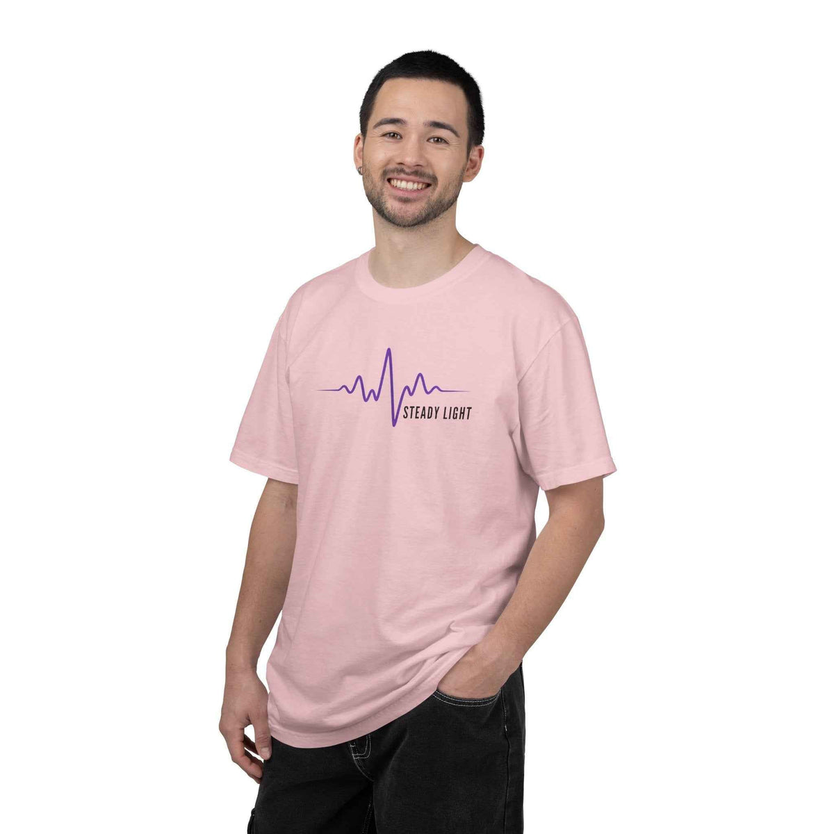 Steady Light EEG Wave T-Shirt – Minimal Epilepsy Awareness Graphic Tee - Clothing, Unisex, T-Shirts - EpiAl's Shop
