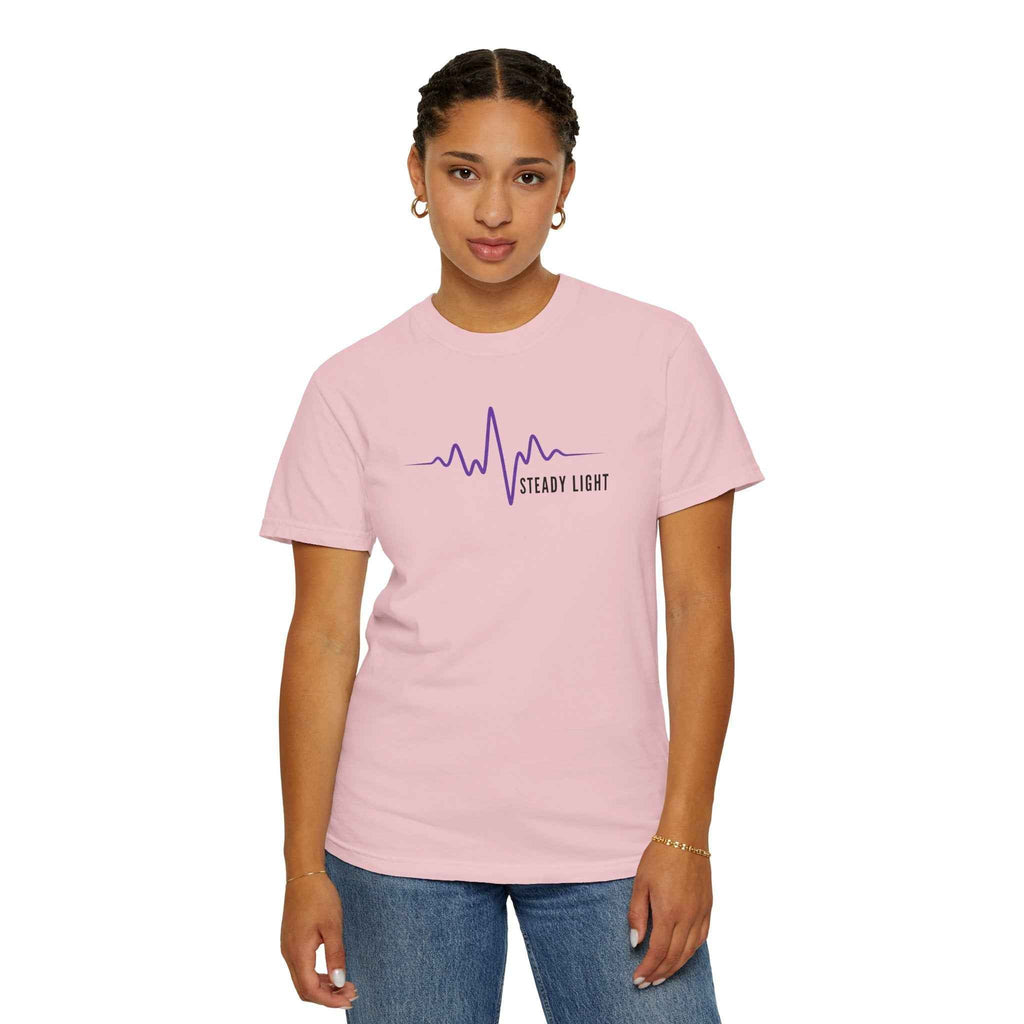 Steady Light EEG Wave T-Shirt – Minimal Epilepsy Awareness Graphic Tee - Clothing, Unisex, T-Shirts - EpiAl's Shop