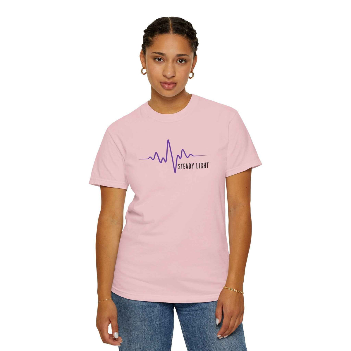 Steady Light EEG Wave T-Shirt – Minimal Epilepsy Awareness Graphic Tee - Clothing, Unisex, T-Shirts - EpiAl's Shop