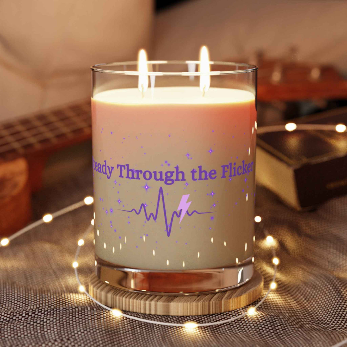 Steady Through the Flicker Candle – Neurostrong Epilepsy Awareness Soy Candle - Decor, Candles, Scented - EpiAl's Shop