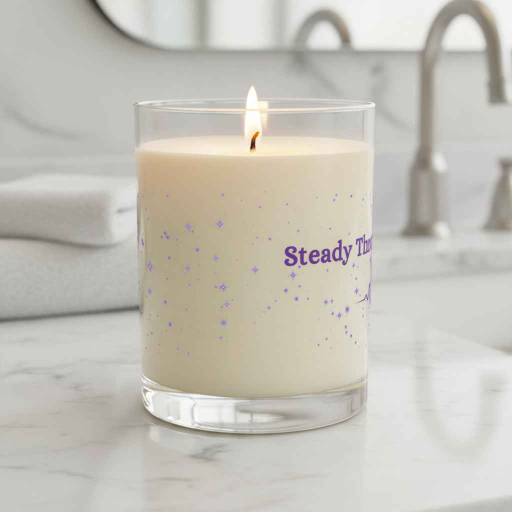 Steady Through the Flicker Candle – Neurostrong Epilepsy Awareness Soy Candle - Decor, Candles, Scented - EpiAl's Shop