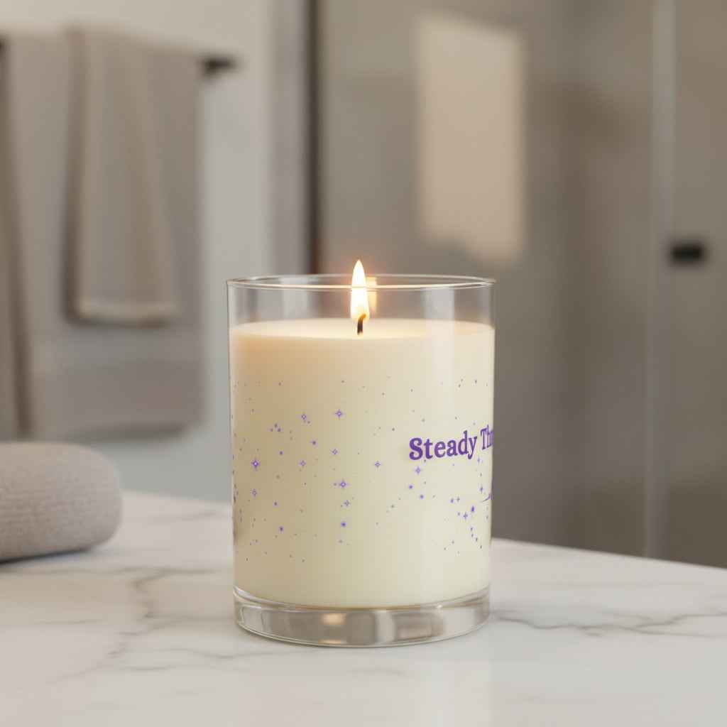 Steady Through the Flicker Candle – Neurostrong Epilepsy Awareness Soy Candle - Decor, Candles, Scented - EpiAl's Shop
