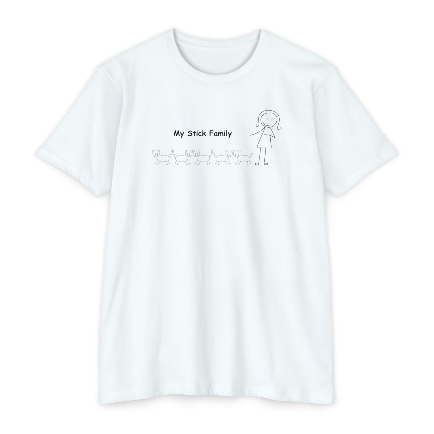 Stick Family Ladies CVC Jersey T - shirt - T - Shirt - Epileptic Al’s Shop