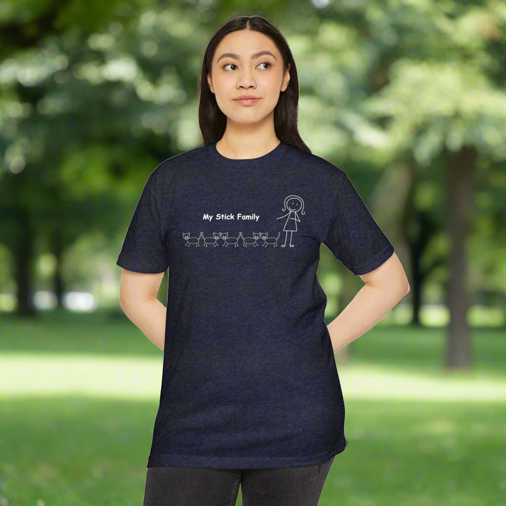Stick Family Ladies CVC Jersey T - shirt - T - Shirt - Epileptic Al’s Shop