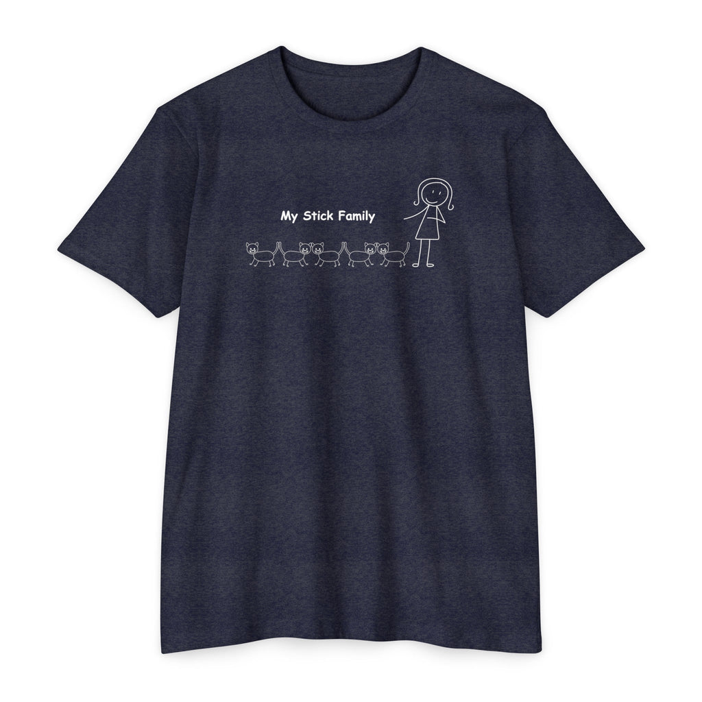 Stick Family Ladies CVC Jersey T - shirt - T - Shirt - Epileptic Al’s Shop