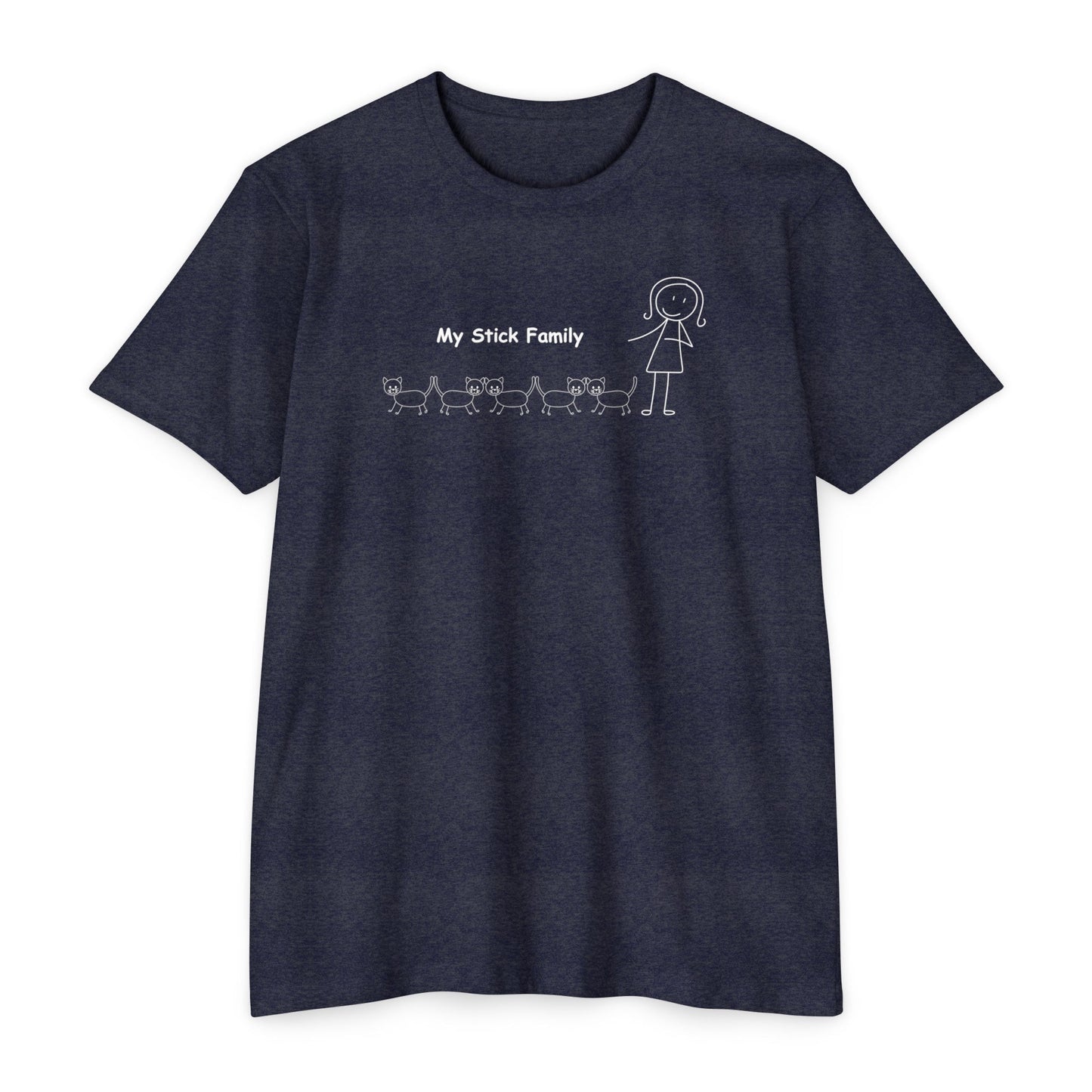 Stick Family Ladies CVC Jersey T - shirt - T - Shirt - Epileptic Al’s Shop