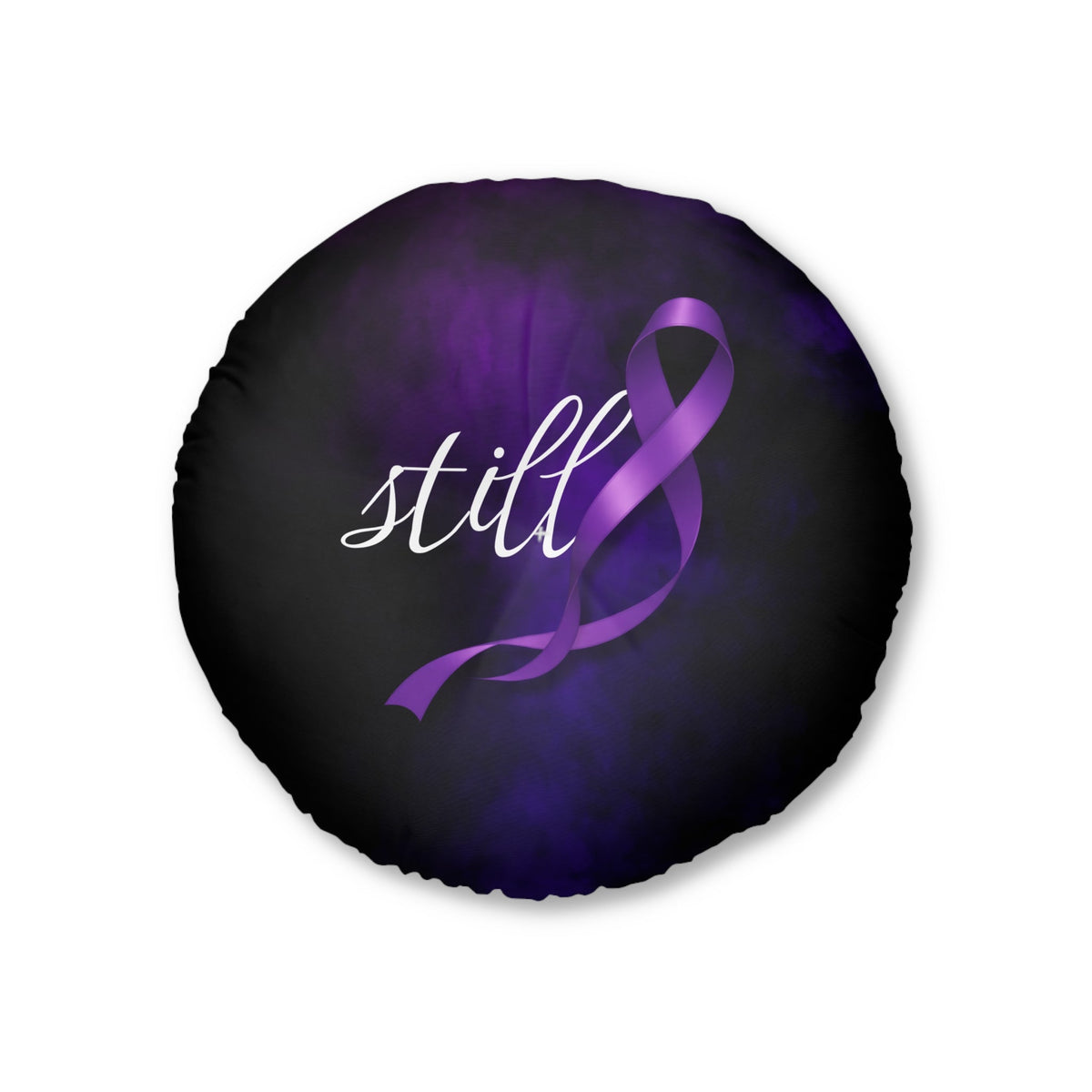 Still Floor Pillow | Epilepsy Awareness Ribbon Pillow | Still Here Decor - Decor, Pillows, Floor - EpiAl's Shop
