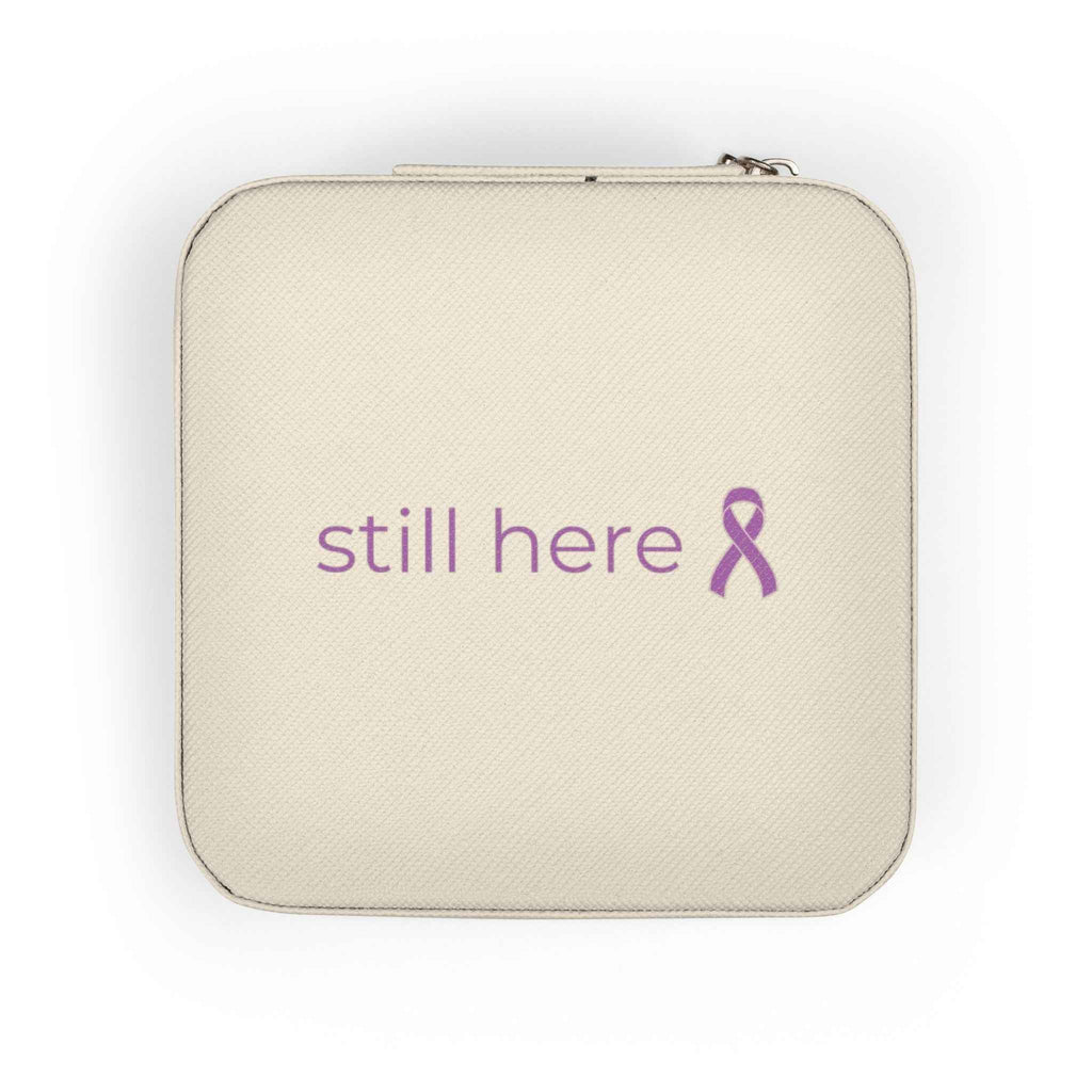 Still Here — Compact Travel Case (Blush) - Decor, Jewelry Boxes - EpiAl's Shop