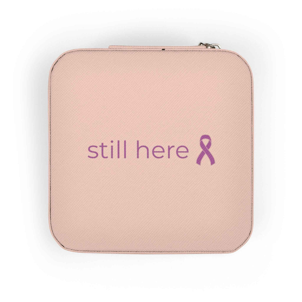 Still Here — Compact Travel Case (Blush) - Decor, Jewelry Boxes - EpiAl's Shop