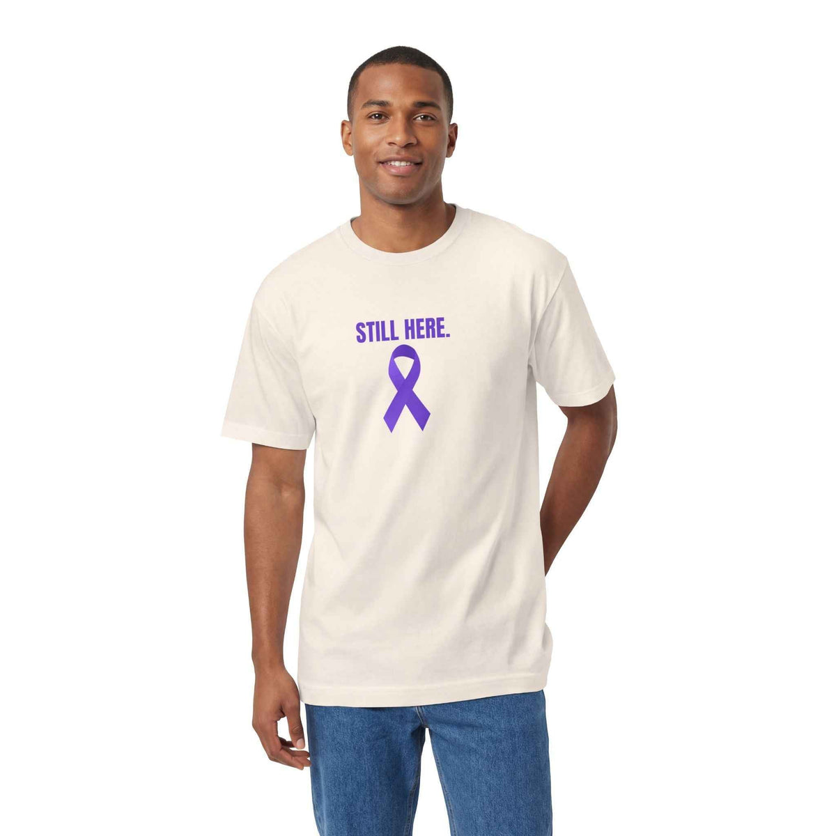 Still Here. Epilepsy Awareness Tee – Front/Back Statement Shirt - Clothing, Unisex, T-Shirts - EpiAl's Shop