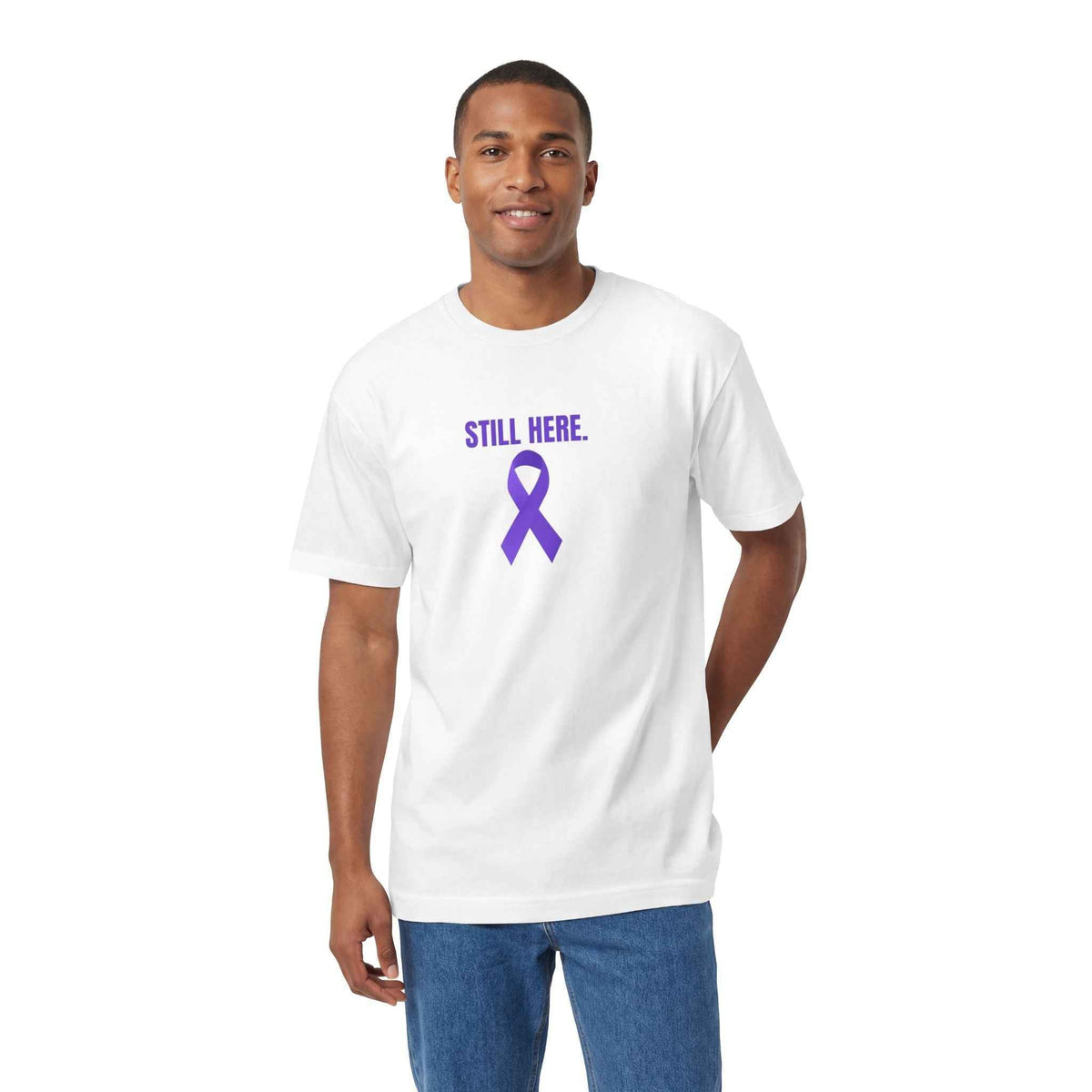 Still Here. Epilepsy Awareness Tee – Front/Back Statement Shirt - Clothing, Unisex, T-Shirts - EpiAl's Shop