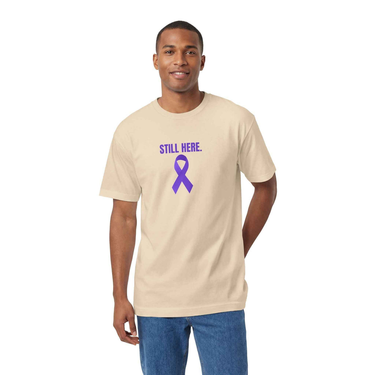 Still Here. Epilepsy Awareness Tee – Front/Back Statement Shirt - Clothing, Unisex, T-Shirts - EpiAl's Shop