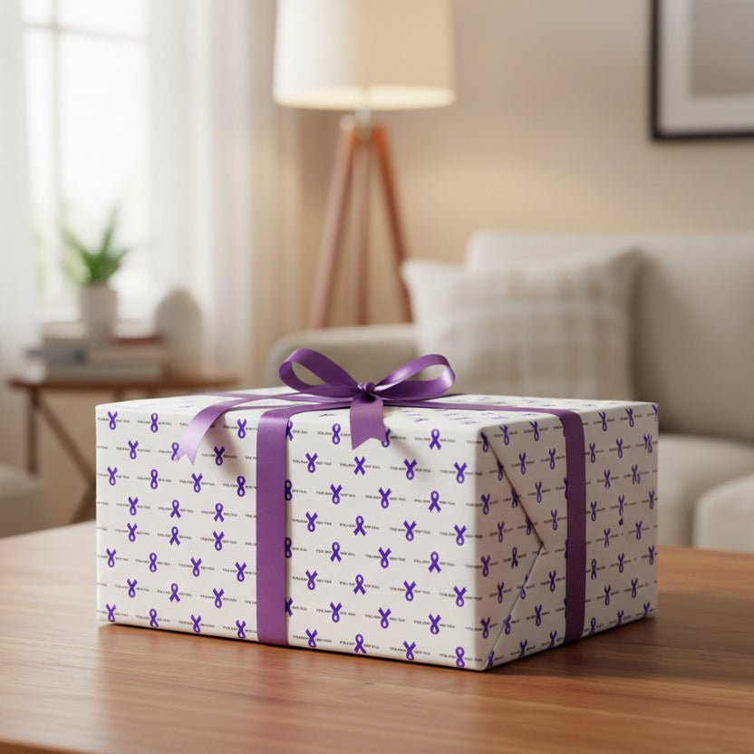 Still Here. Here Still. Gift Wrap Paper (Epilepsy Awareness) - Gift Wrap, Paper - EpiAl's Shop