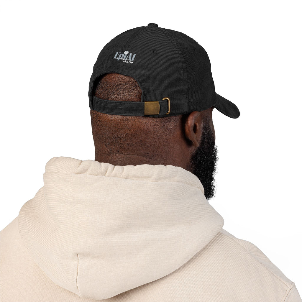 Still Here – Lavender Ribbon Embroidered Corduroy Cap - Hats, Baseball & Trucker - EpiAl's Shop