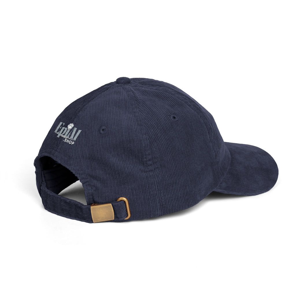 Still Here – Lavender Ribbon Embroidered Corduroy Cap - Hats, Baseball & Trucker - EpiAl's Shop
