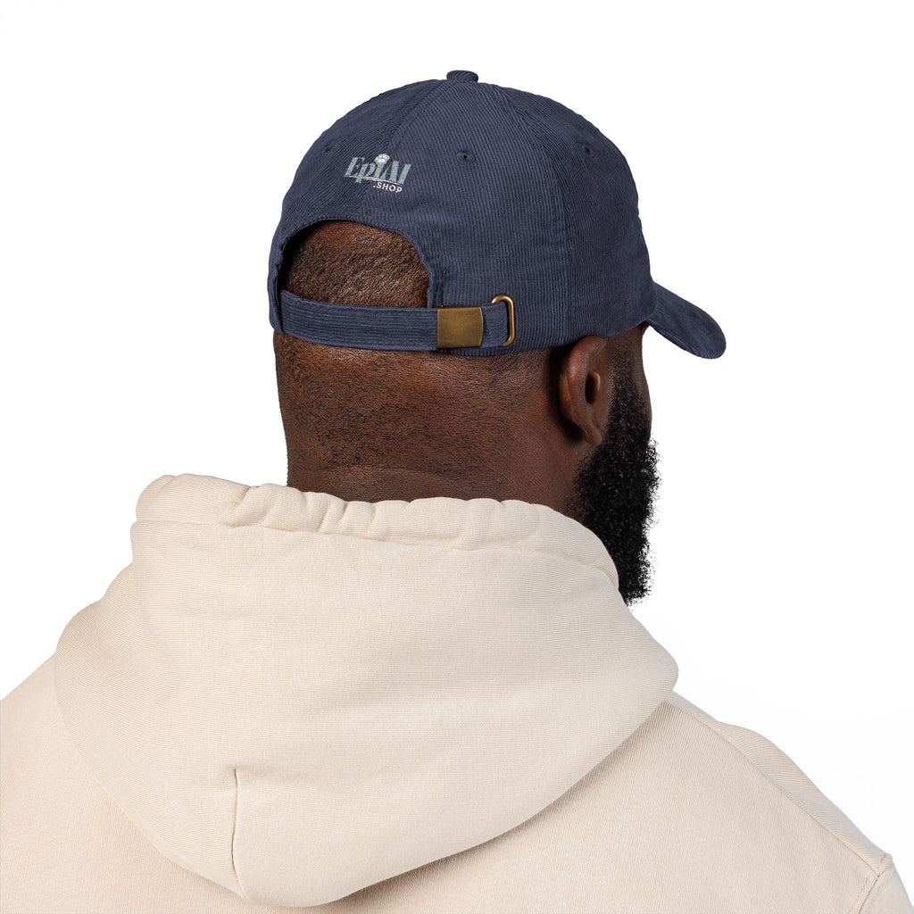 Still Here – Lavender Ribbon Embroidered Corduroy Cap - Hats, Baseball & Trucker - EpiAl's Shop