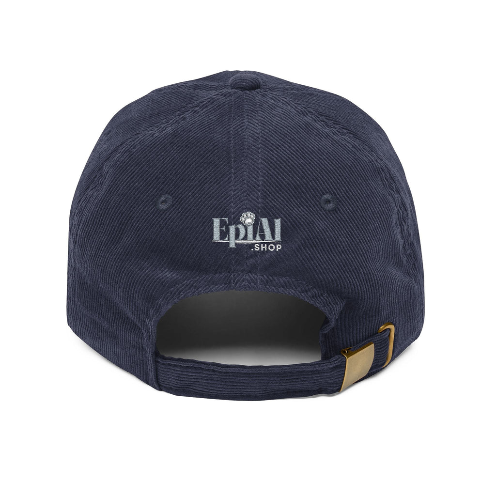 Still Here – Lavender Ribbon Embroidered Corduroy Cap - Hats, Baseball & Trucker - EpiAl's Shop