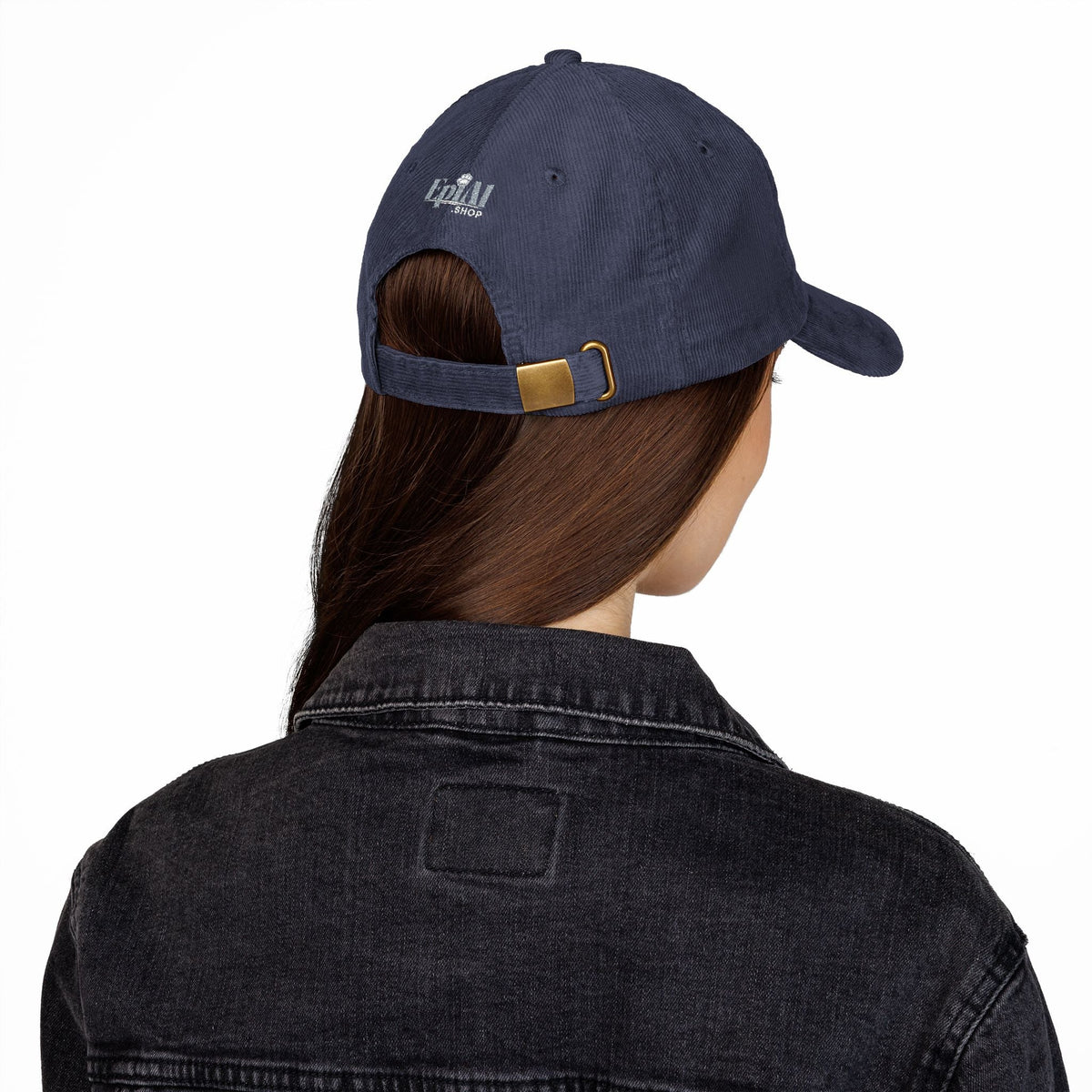 Still Here – Lavender Ribbon Embroidered Corduroy Cap - Hats, Baseball & Trucker - EpiAl's Shop