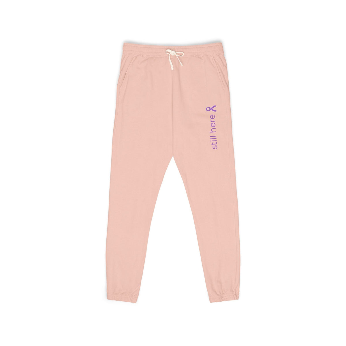 Still Here – Unisex Garment-Dyed Fleece Sweatpants - Clothing, Unisex, Sweatpants - EpiAl's Shop