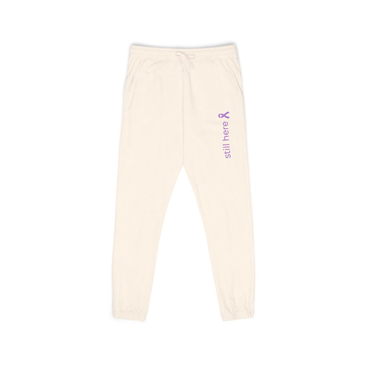 Still Here – Unisex Garment-Dyed Fleece Sweatpants - Clothing, Unisex, Sweatpants - EpiAl's Shop