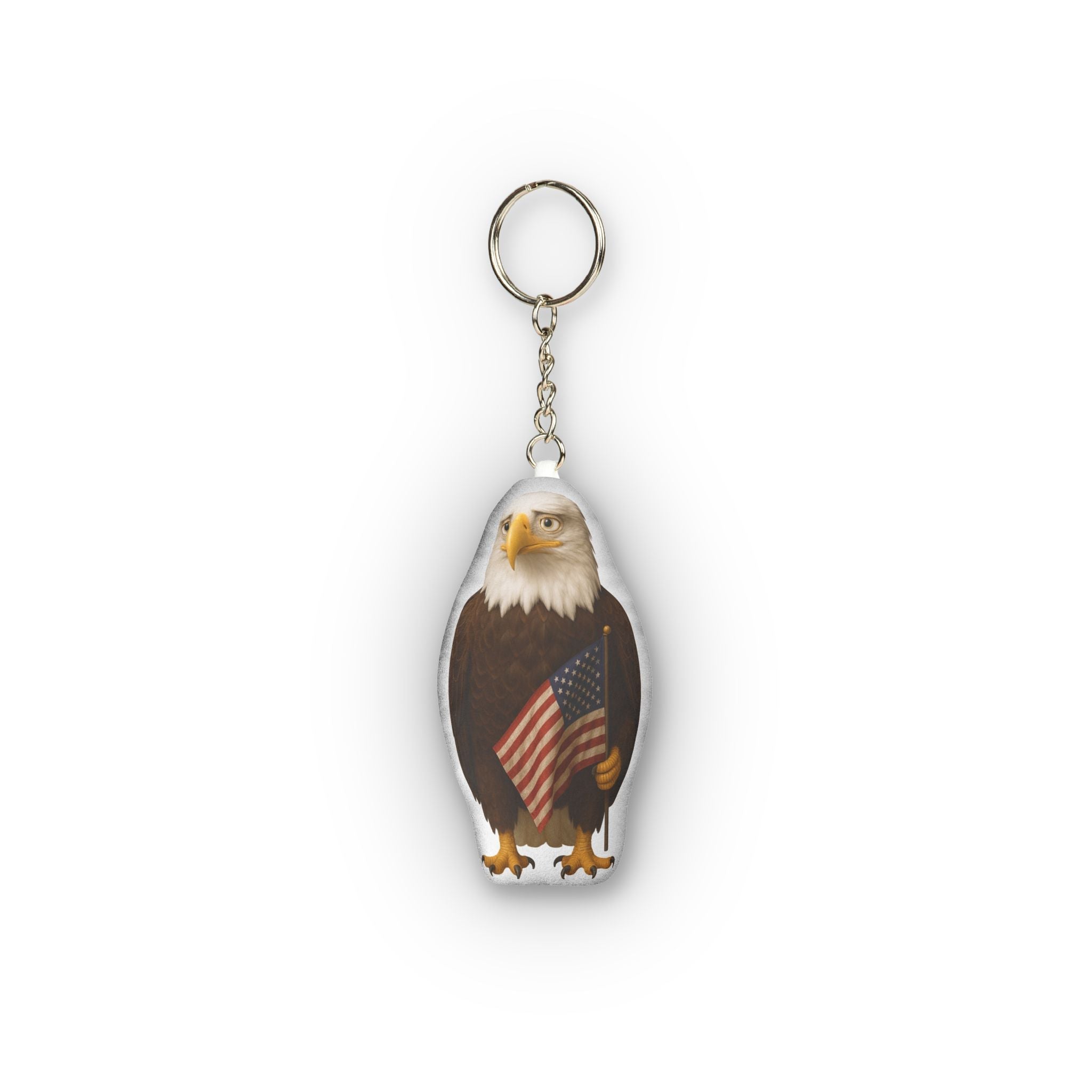 Still Standing Eagle Plush Keychain - Jewelry, Keychains - EpiAl's Shop