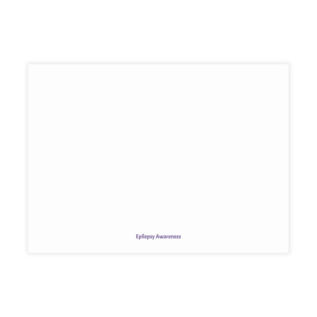 “Still. Strong. Here.” Epilepsy Awareness Postcards — Lavender Horizon (7×5, Sets of 10/30/50) - Paper Products, Greeting Cards - EpiAl's Shop