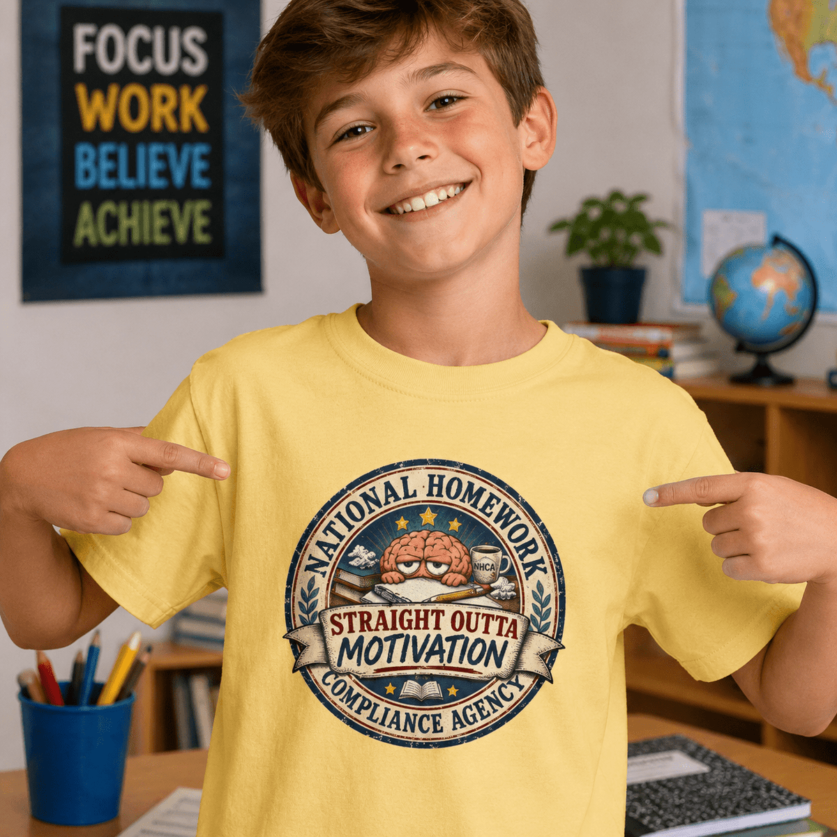 Straight Outta Motivation Kids T-Shirt - Clothing, Youth, Unisex, T-Shirt - EpiAl's Shop