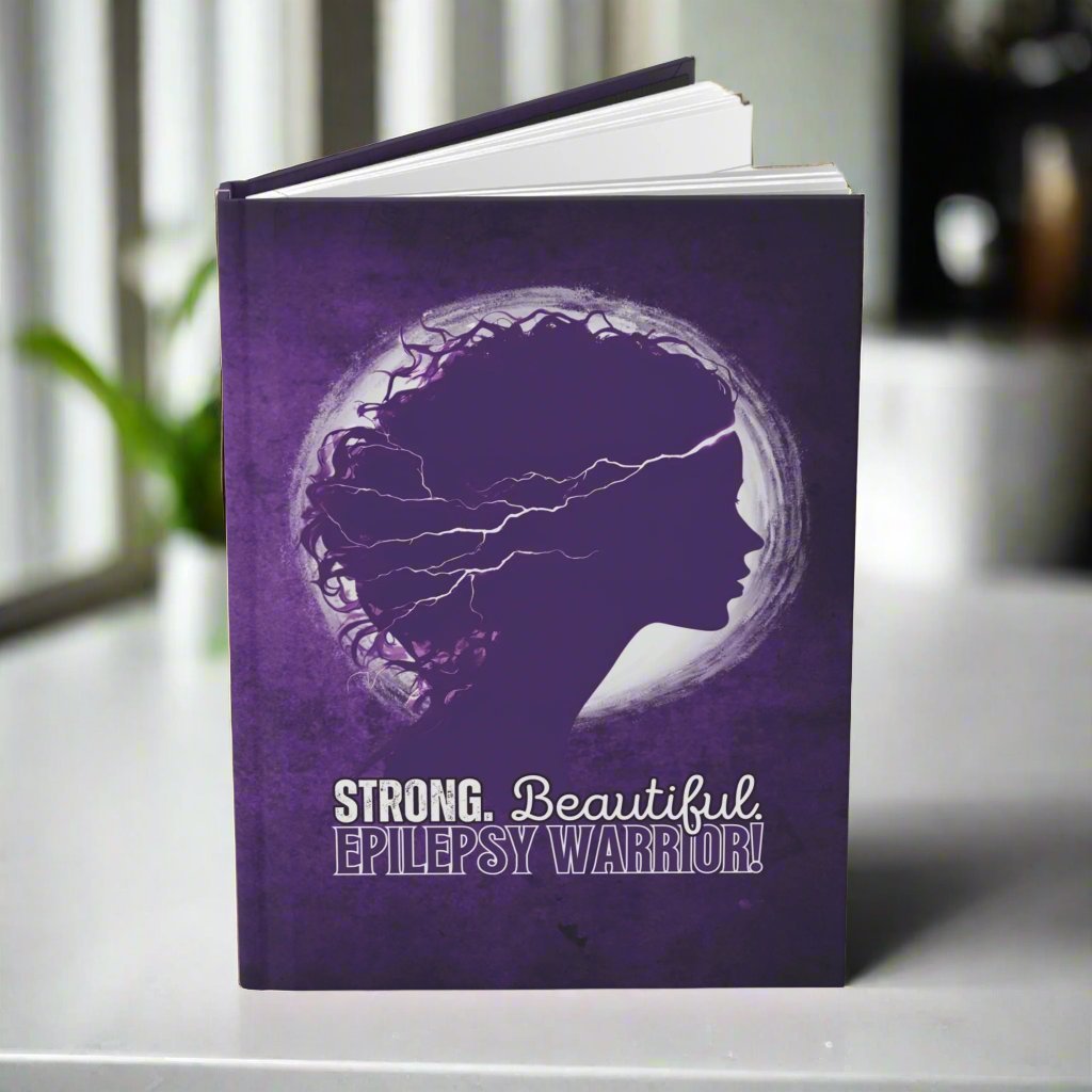 Strong Beautiful Epilepsy Warrior Hardcover Journal Matte - Paper products - EpiAl's Shop