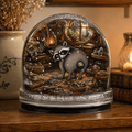 Stubby Jimothy Raccoon Cozy Cabin Snow Globe | Whimsical Raccoon Keepsake - Collectibles, Snow Globes - EpiAl's Shop