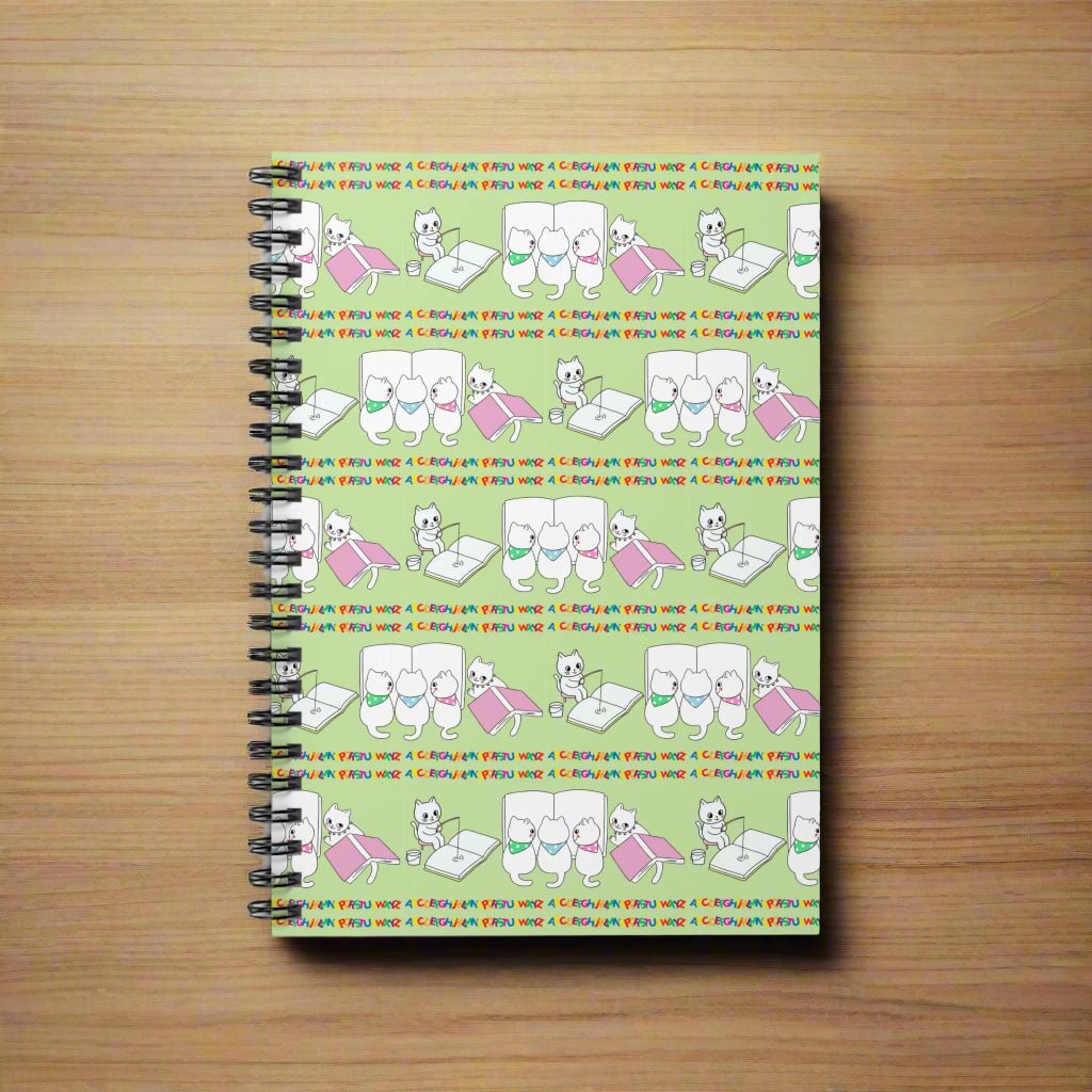 Studious Kitties Spiral Notebook for School or Creative Minds - Paper Products, Journals - EpiAl's Shop
