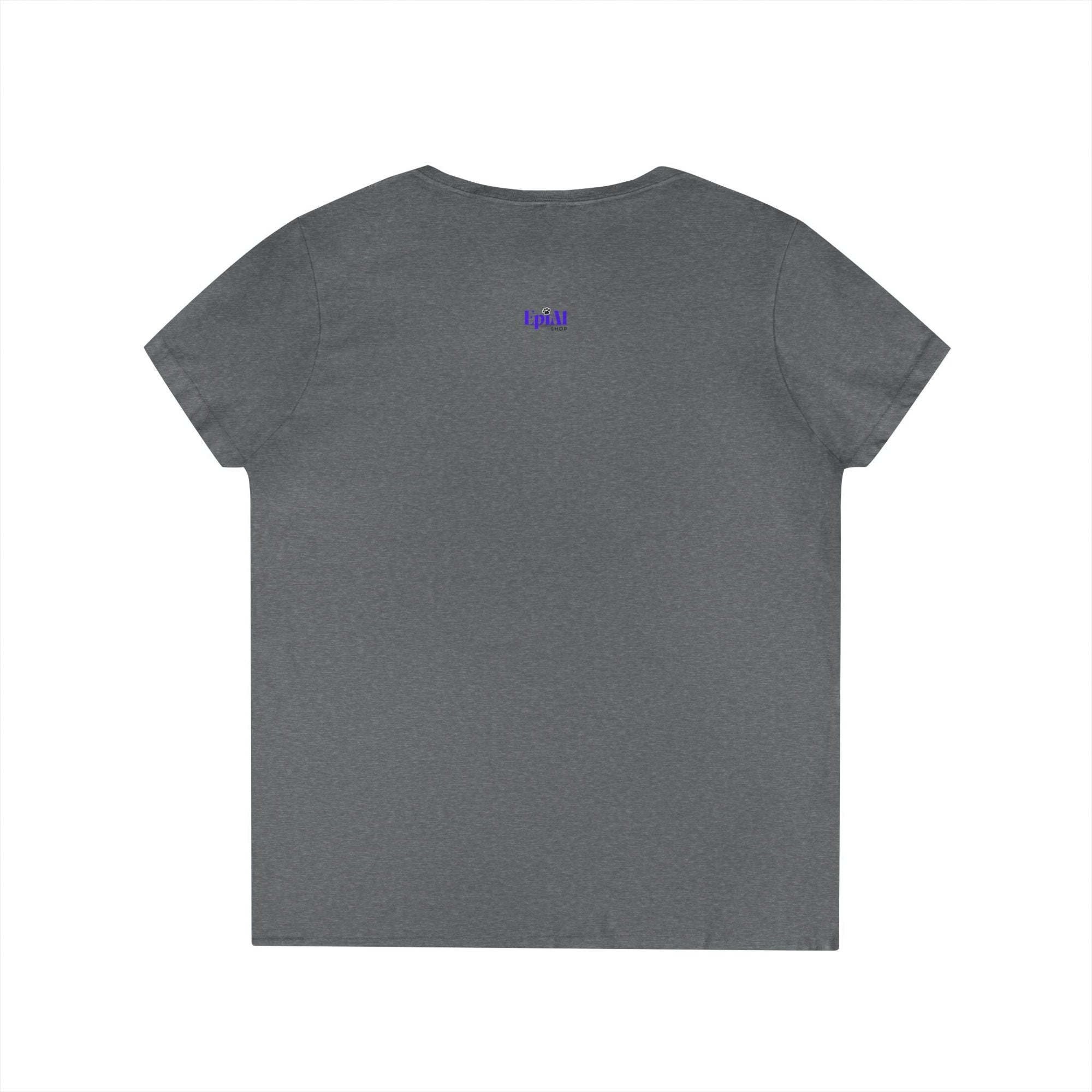 Stylish Meow Ladies' V - Neck T-Shirt, Cute Cat Lover Gift - Clothing, T-shirts - EpiAl's Shop