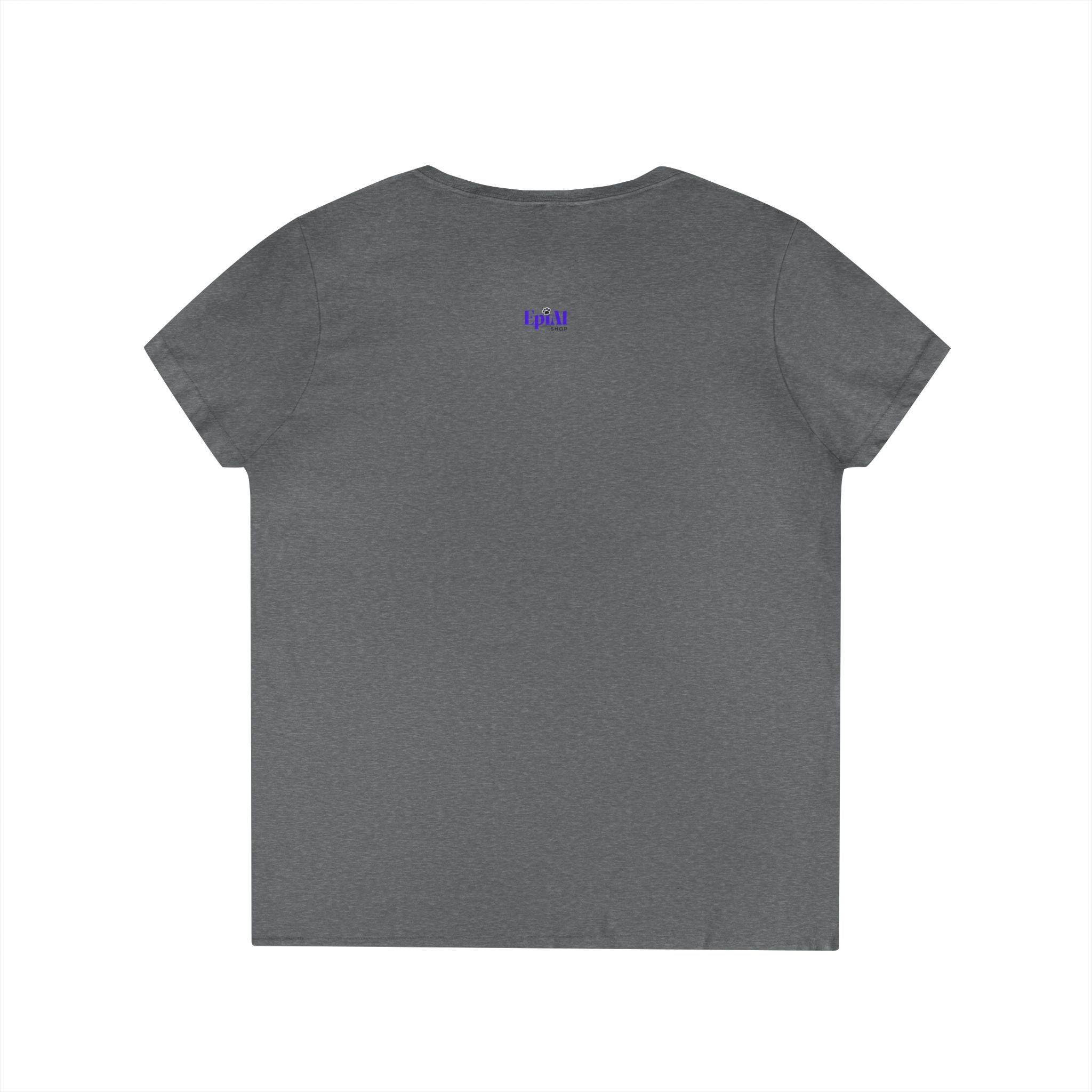 Stylish Meow Ladies' V - Neck T-Shirt, Cute Cat Lover Gift - Clothing, T-shirts - EpiAl's Shop