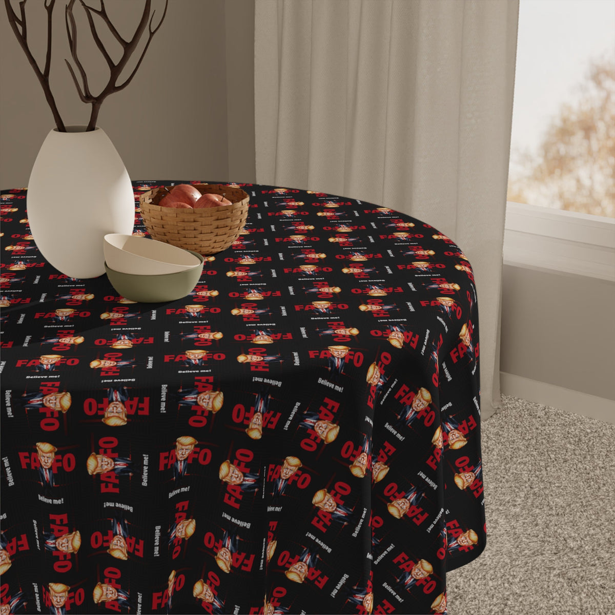 Stylish Trump FAFO Tablecloth - Decor, Dining, Table Decor - EpiAl's Shop