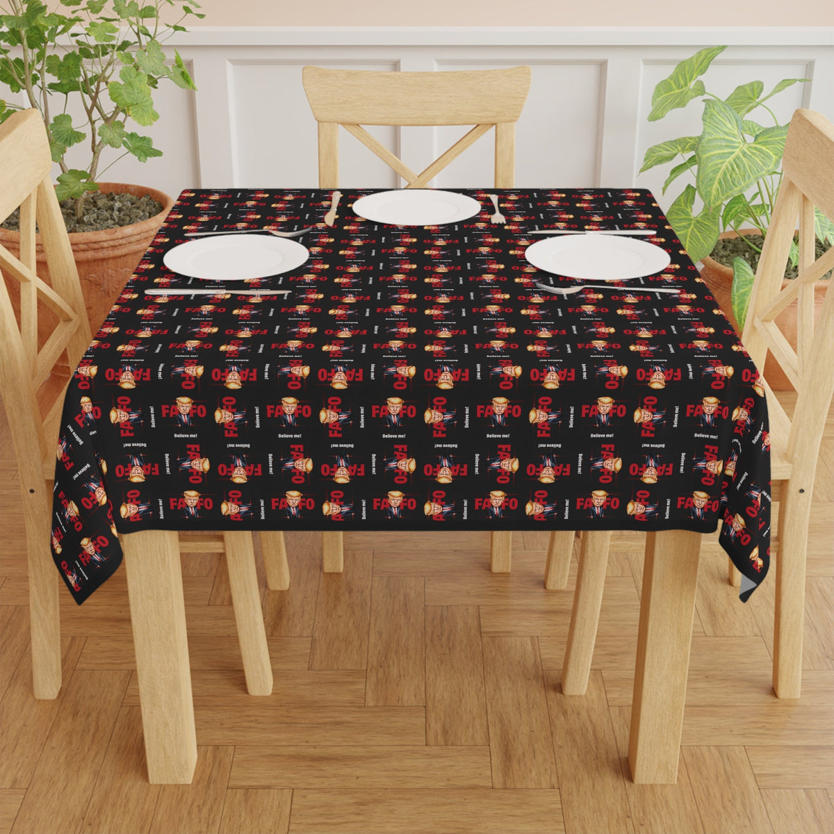 Stylish Trump FAFO Tablecloth - Decor, Dining, Table Decor - EpiAl's Shop